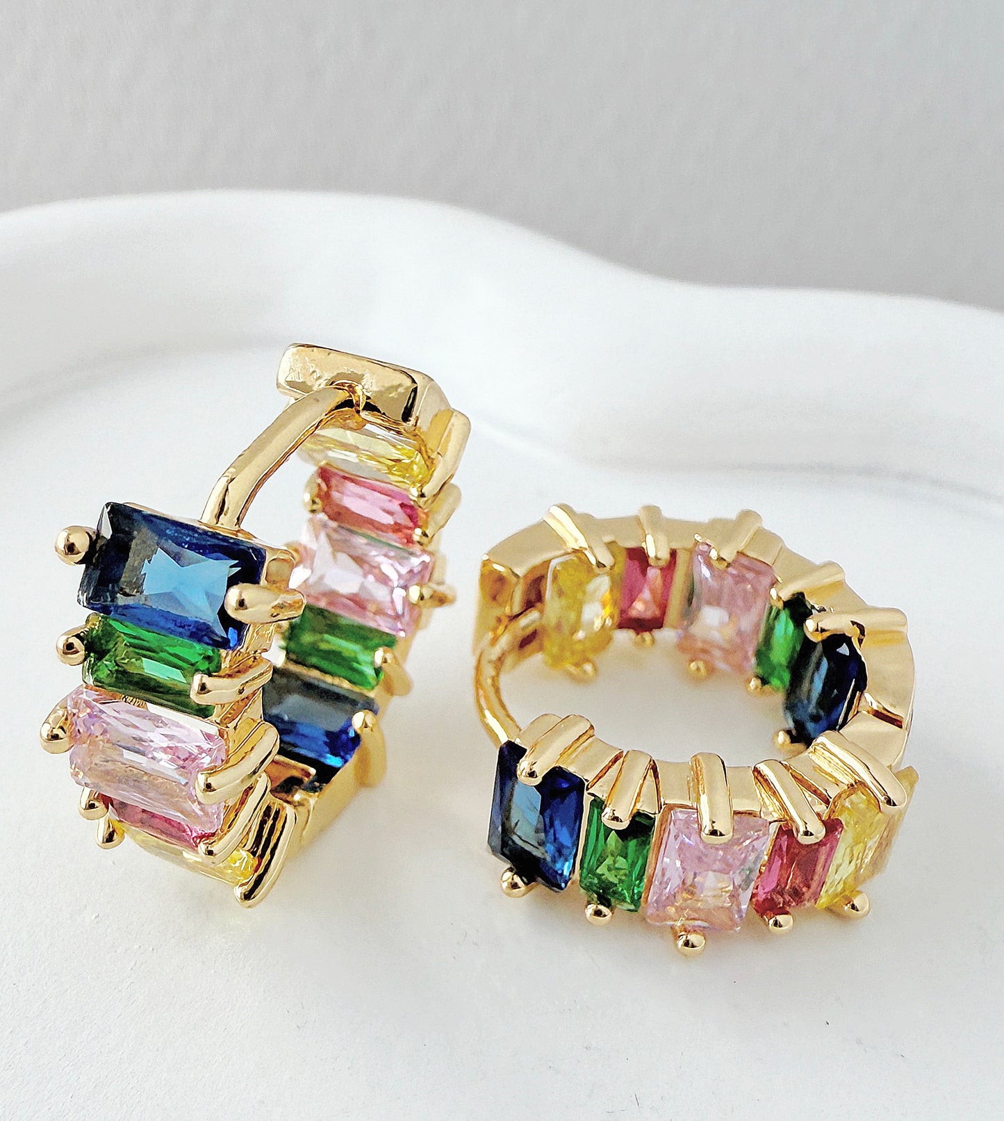 RAINBOW MINI HOOPS