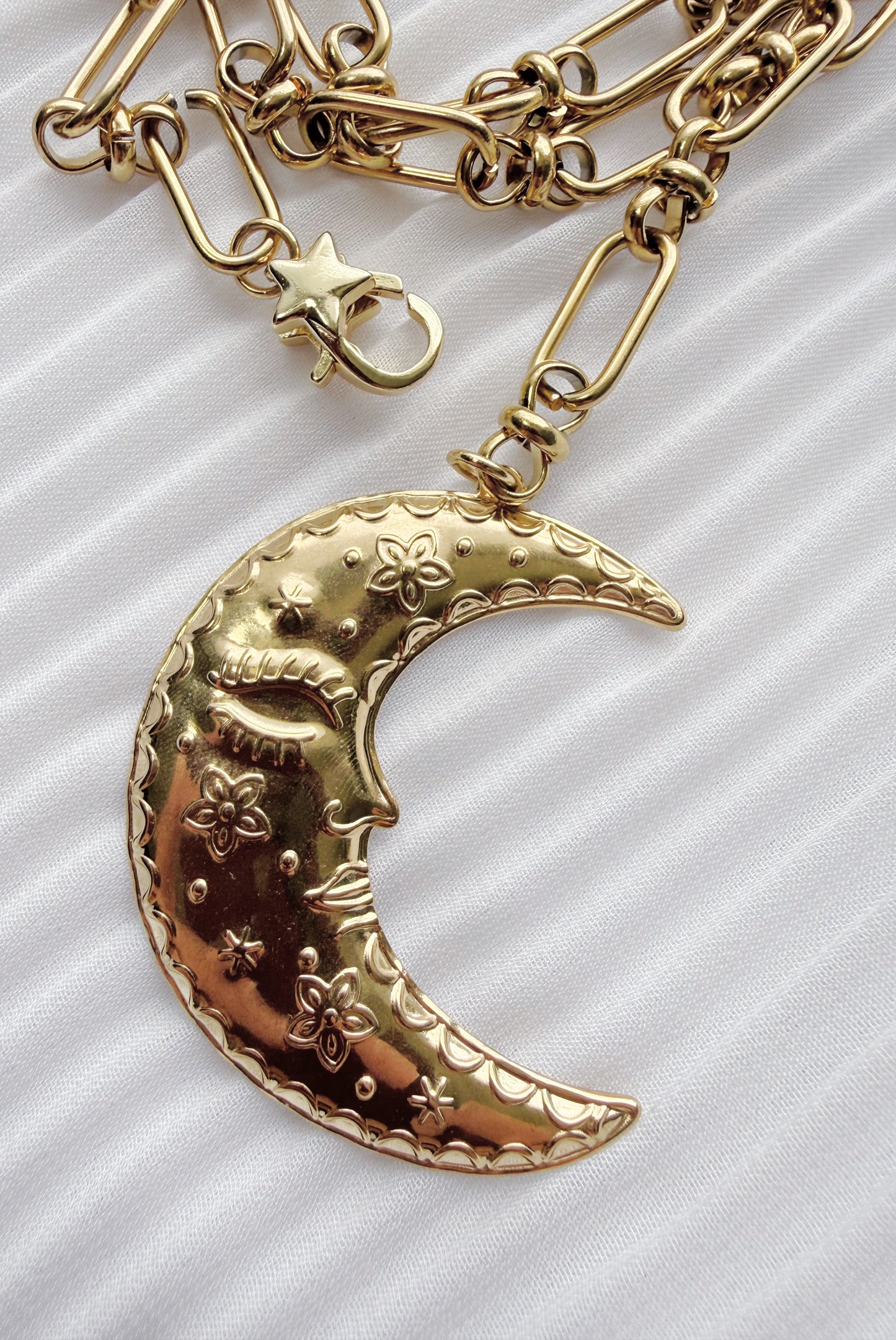 MOON STARCLIP NECKLACE