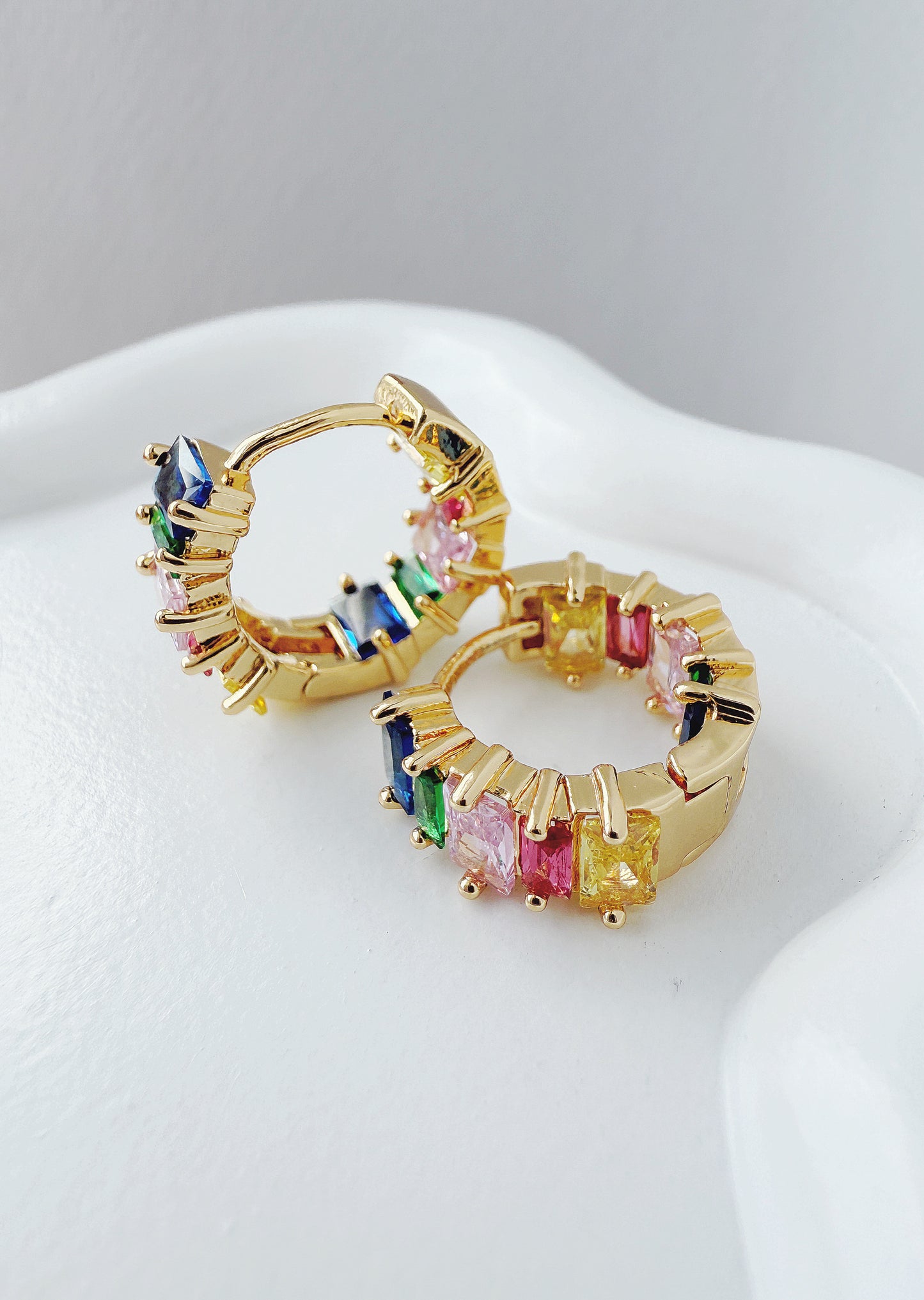RAINBOW MINI HOOPS