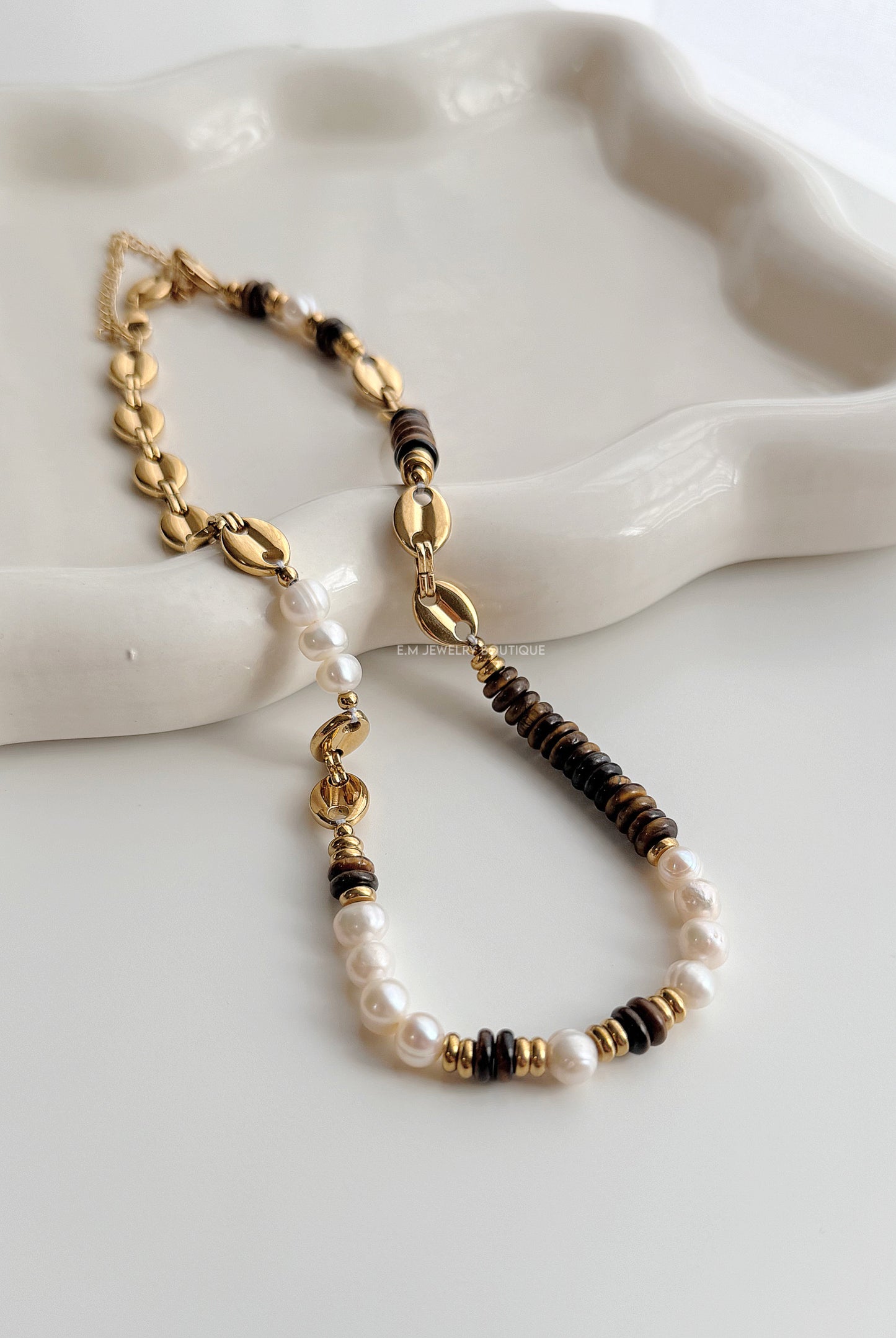 OJO DE TIGRE CHAIN NECKLACE
