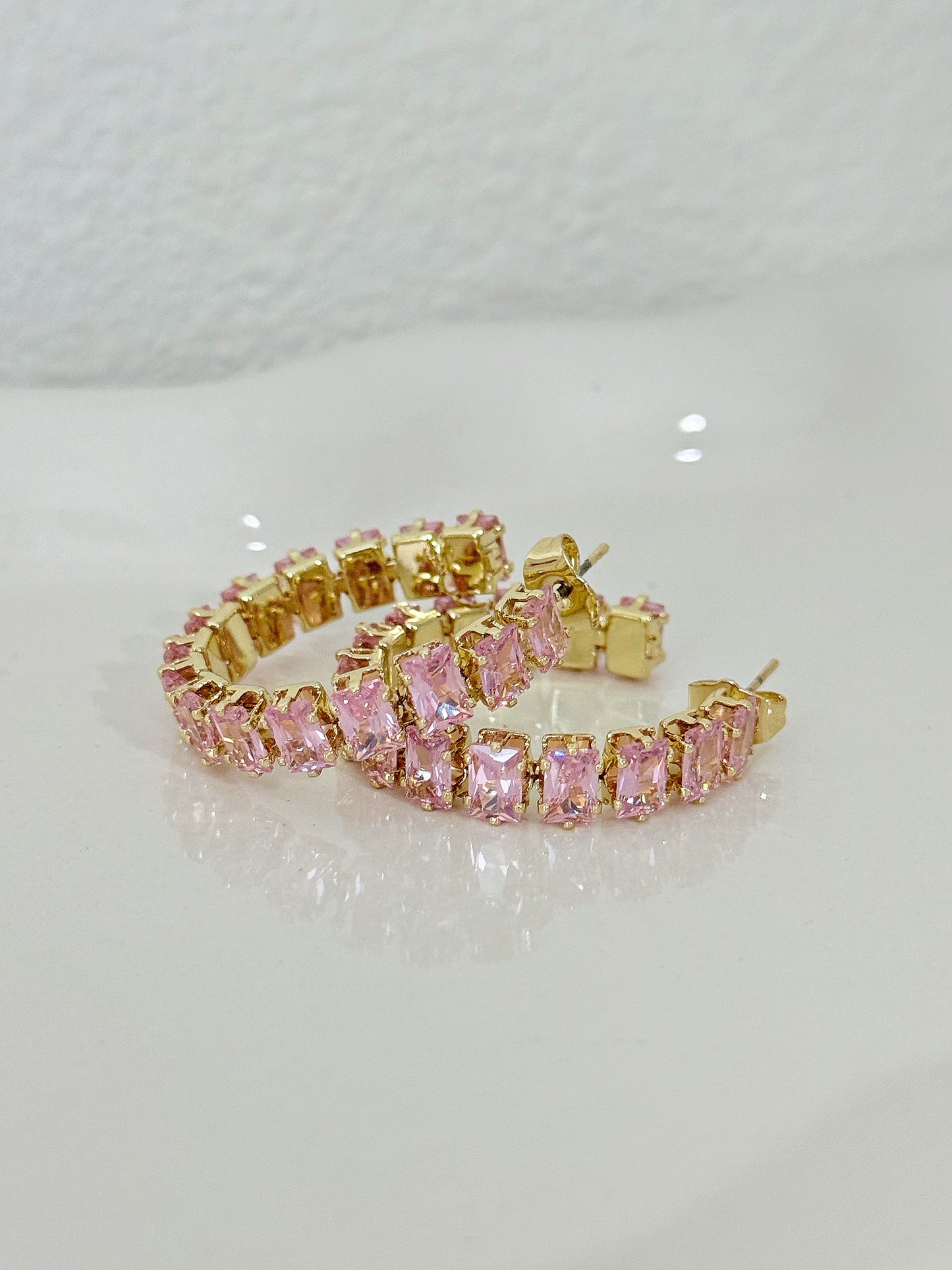 TENNIS ZIRCON EARRINGS