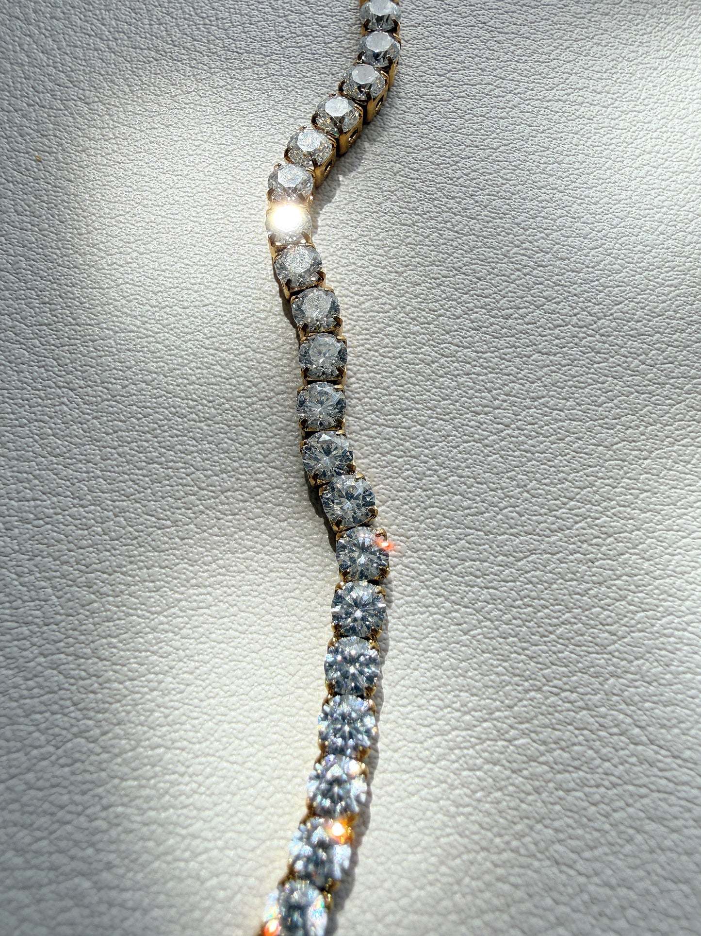 PAPERCLIP TENNIS NECKLACE
