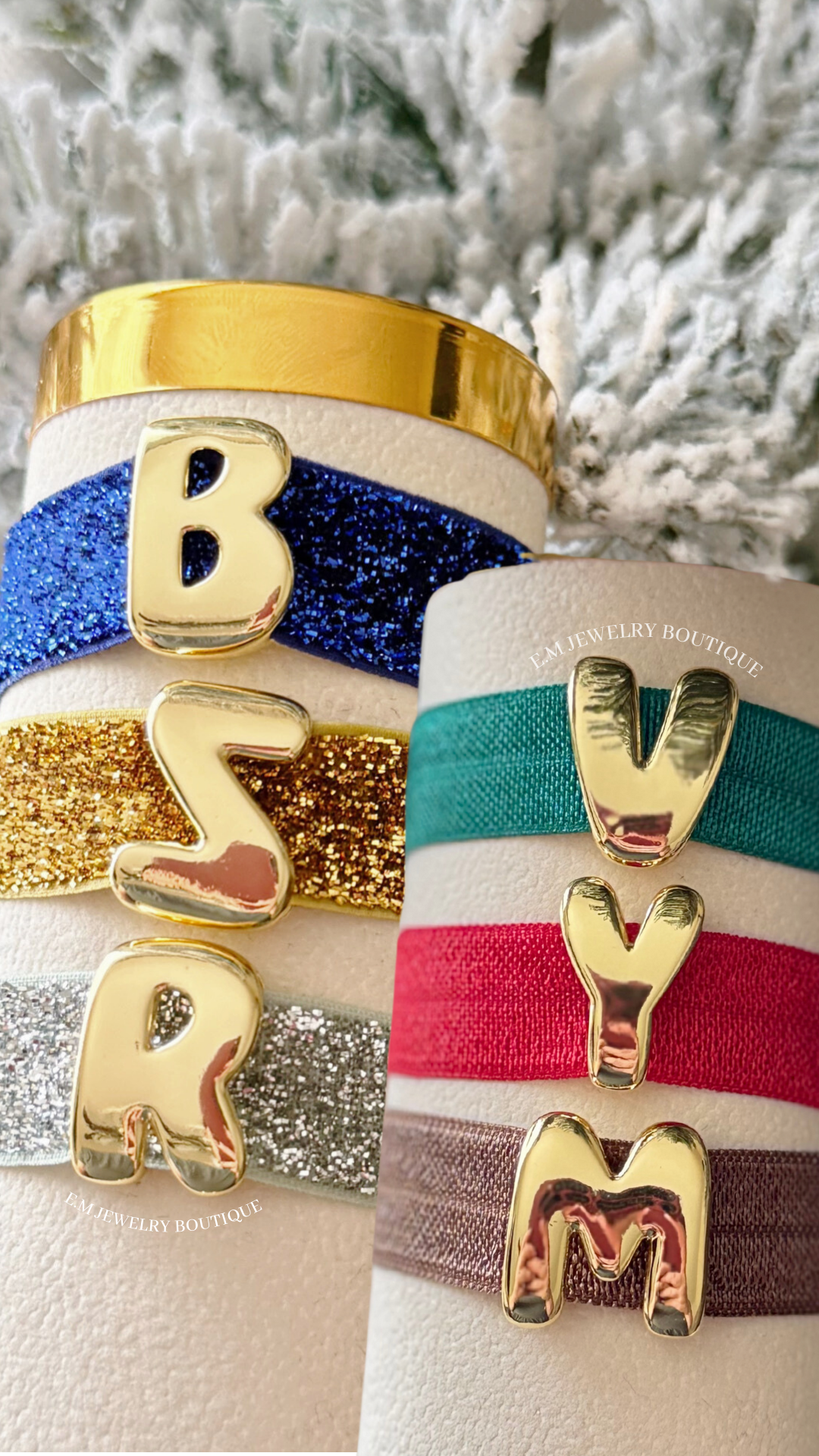 ELASTIC INITIAL BRACELET