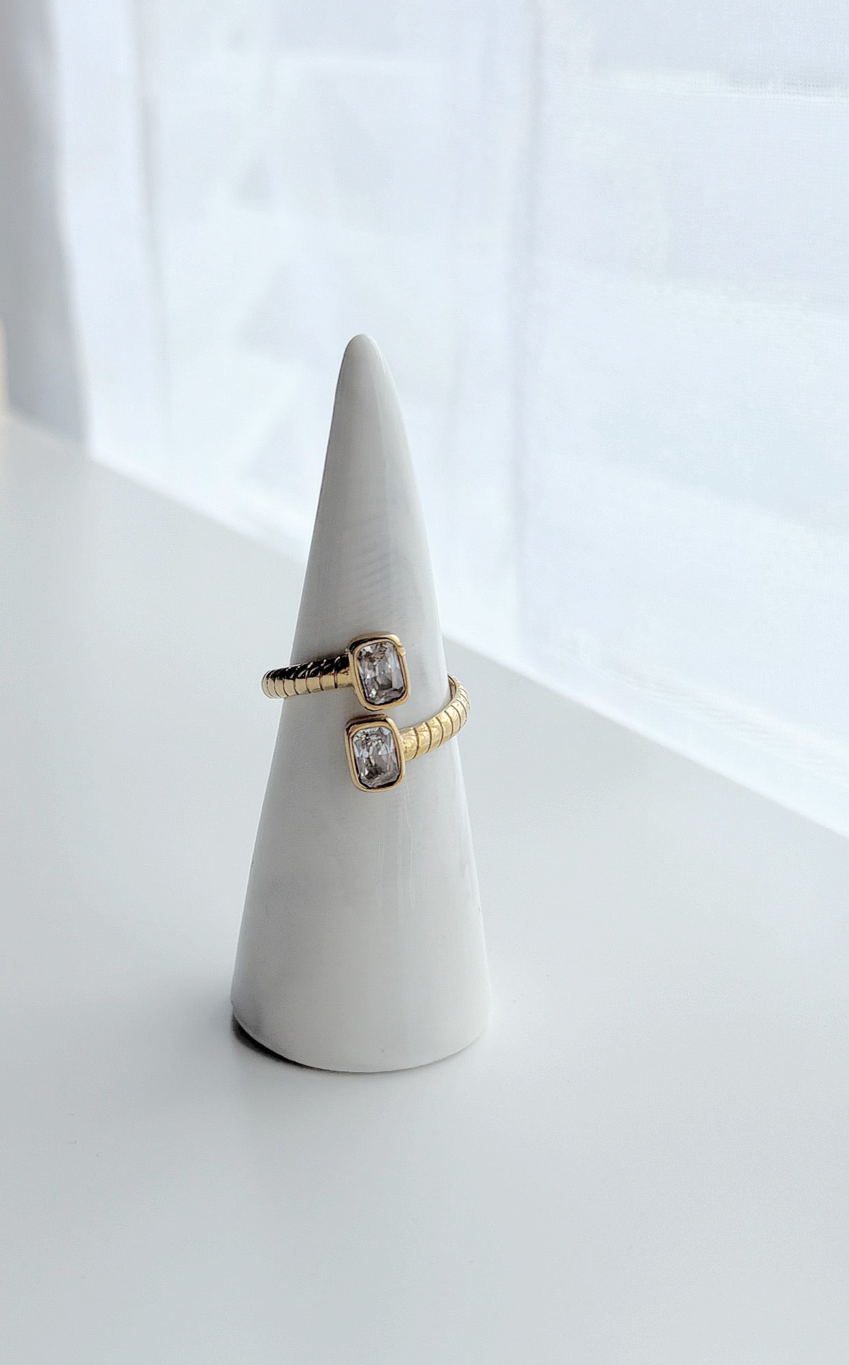 Doble Zirconia Ring