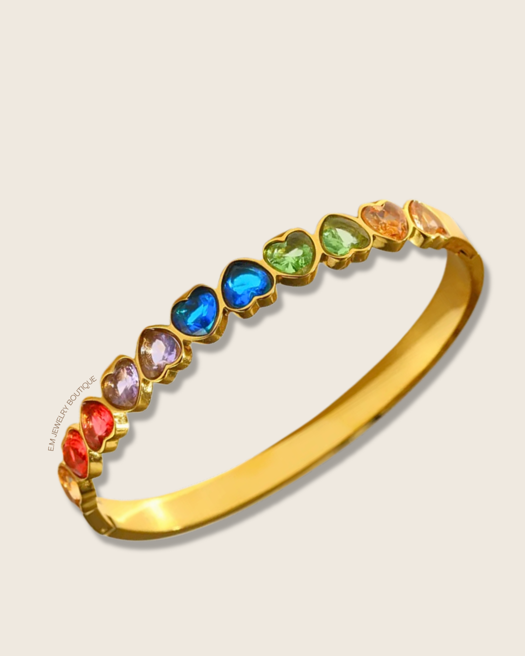 HEART MULTICOLOR BANGLE
