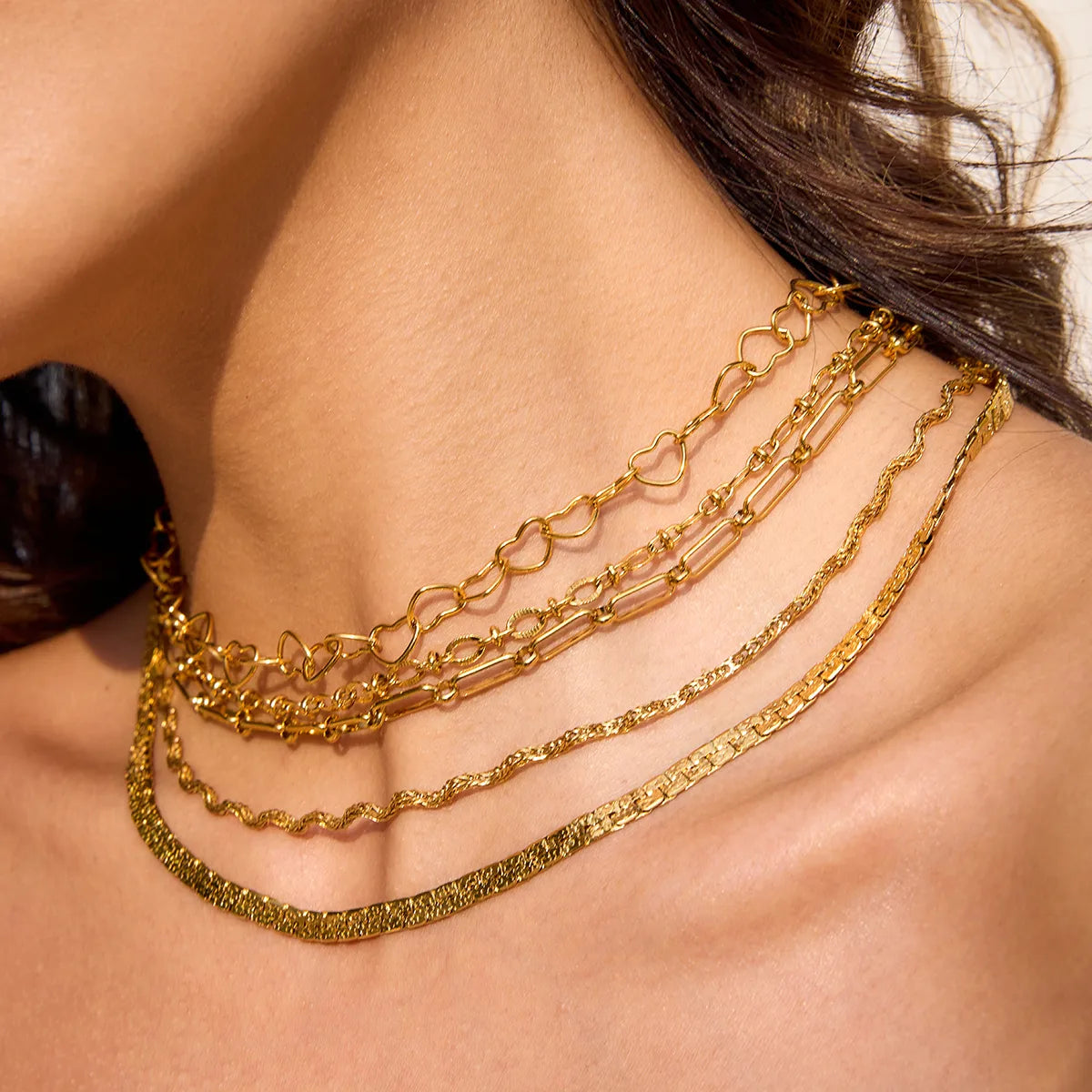 MINI HEARTS NECKLACE