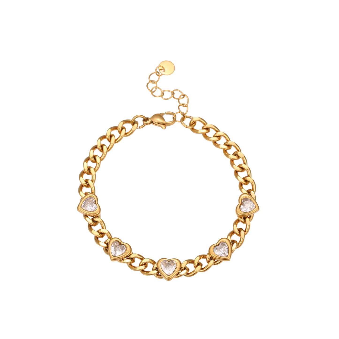 HEART CHAIN BRACELET