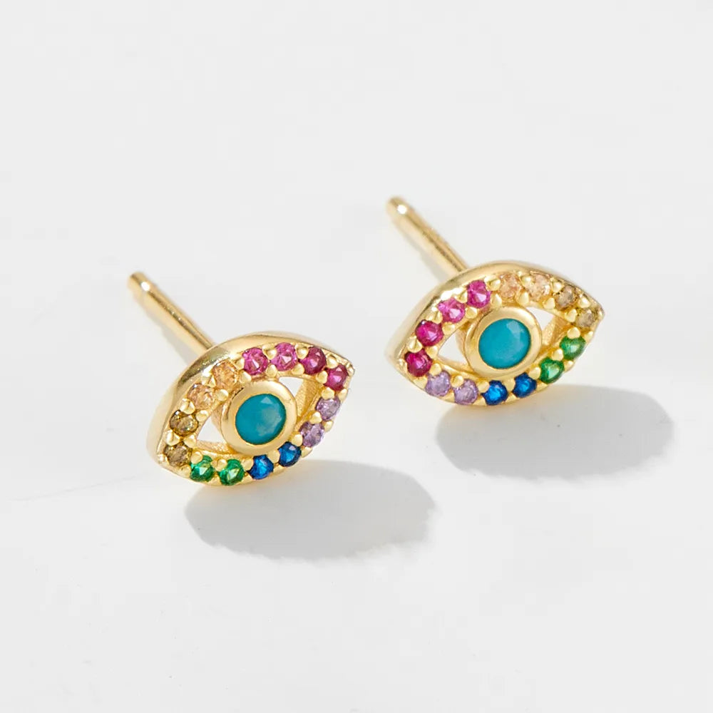 MINI EYE COLORFULL STUDS