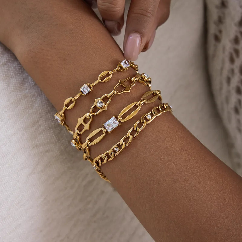 CHAIN MINI ZIRCON BRACELET