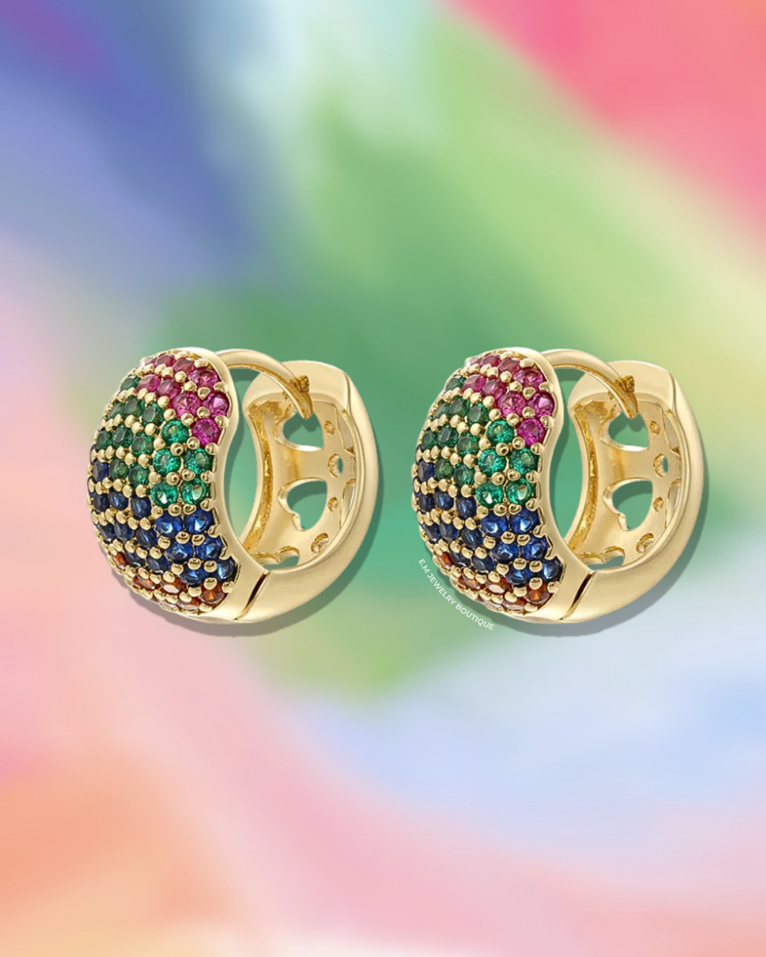 COLORFULL ROUND STUDS
