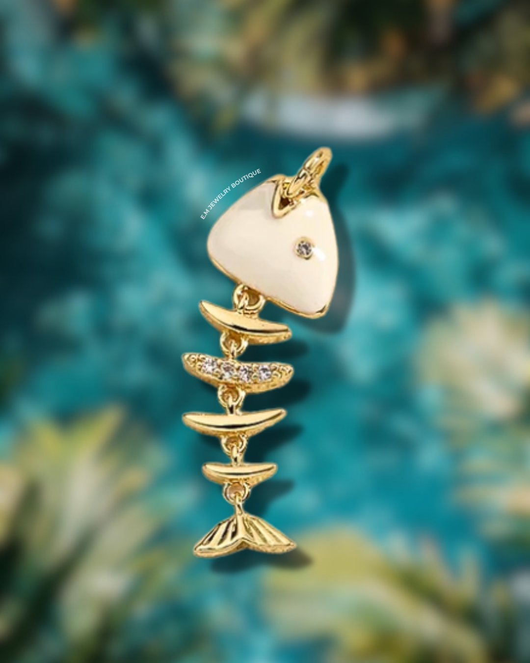 WHITE FISH PENDANDT
