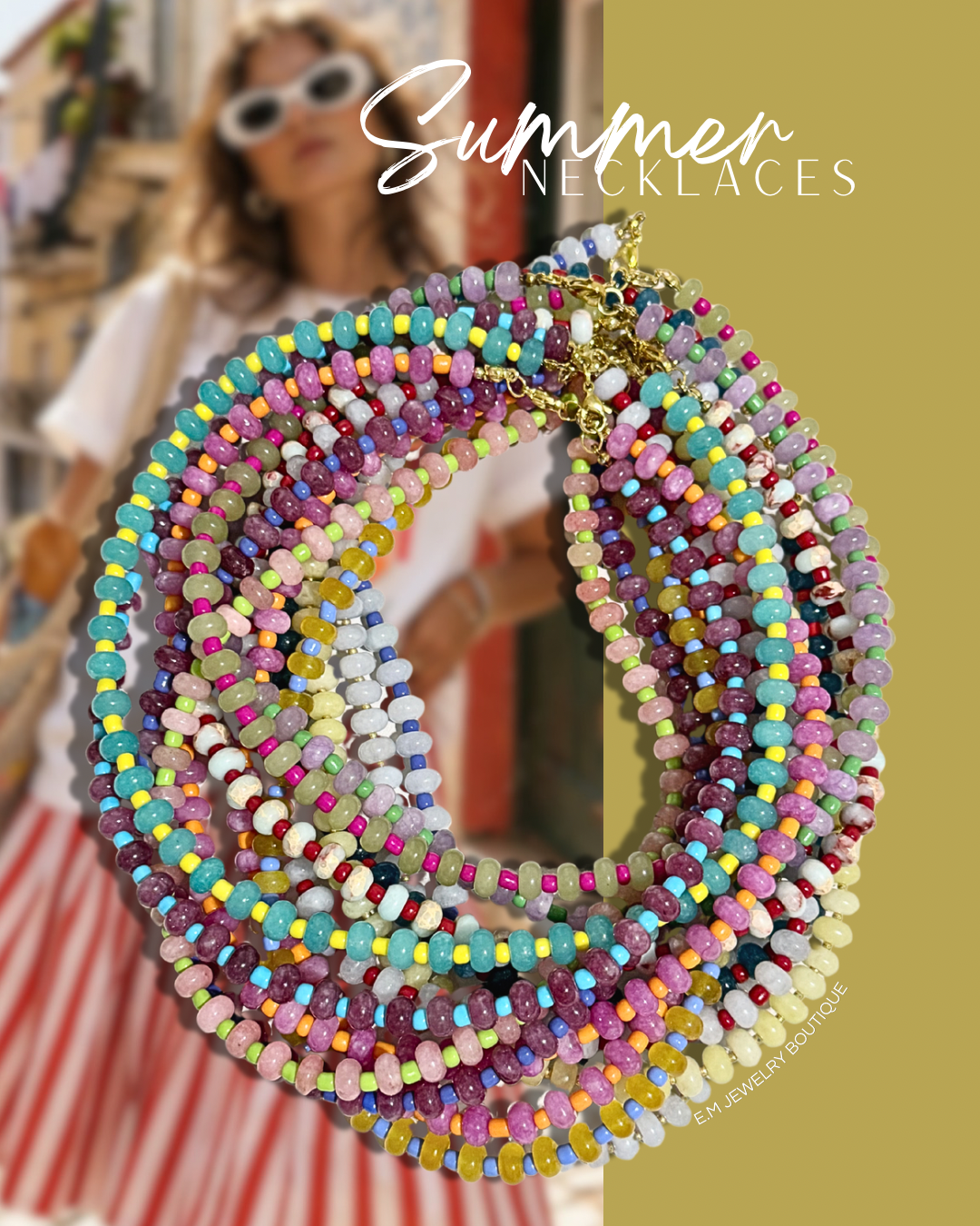 BEADS SUMMER NECKLACES