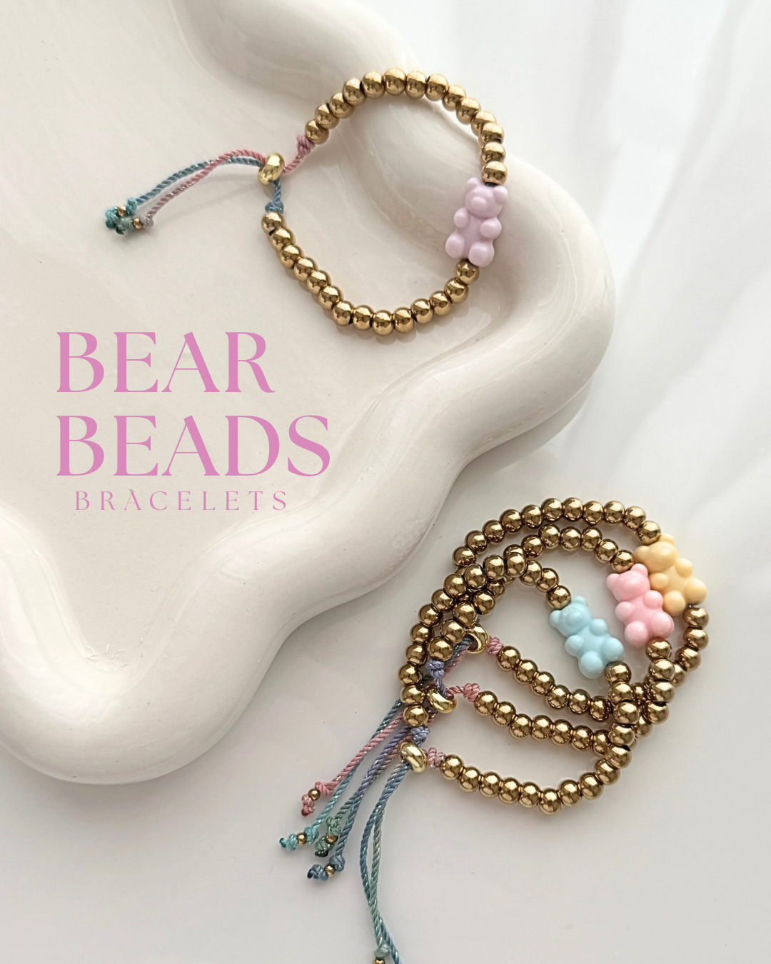 BEAR BEADS BRACELETS-SMALL