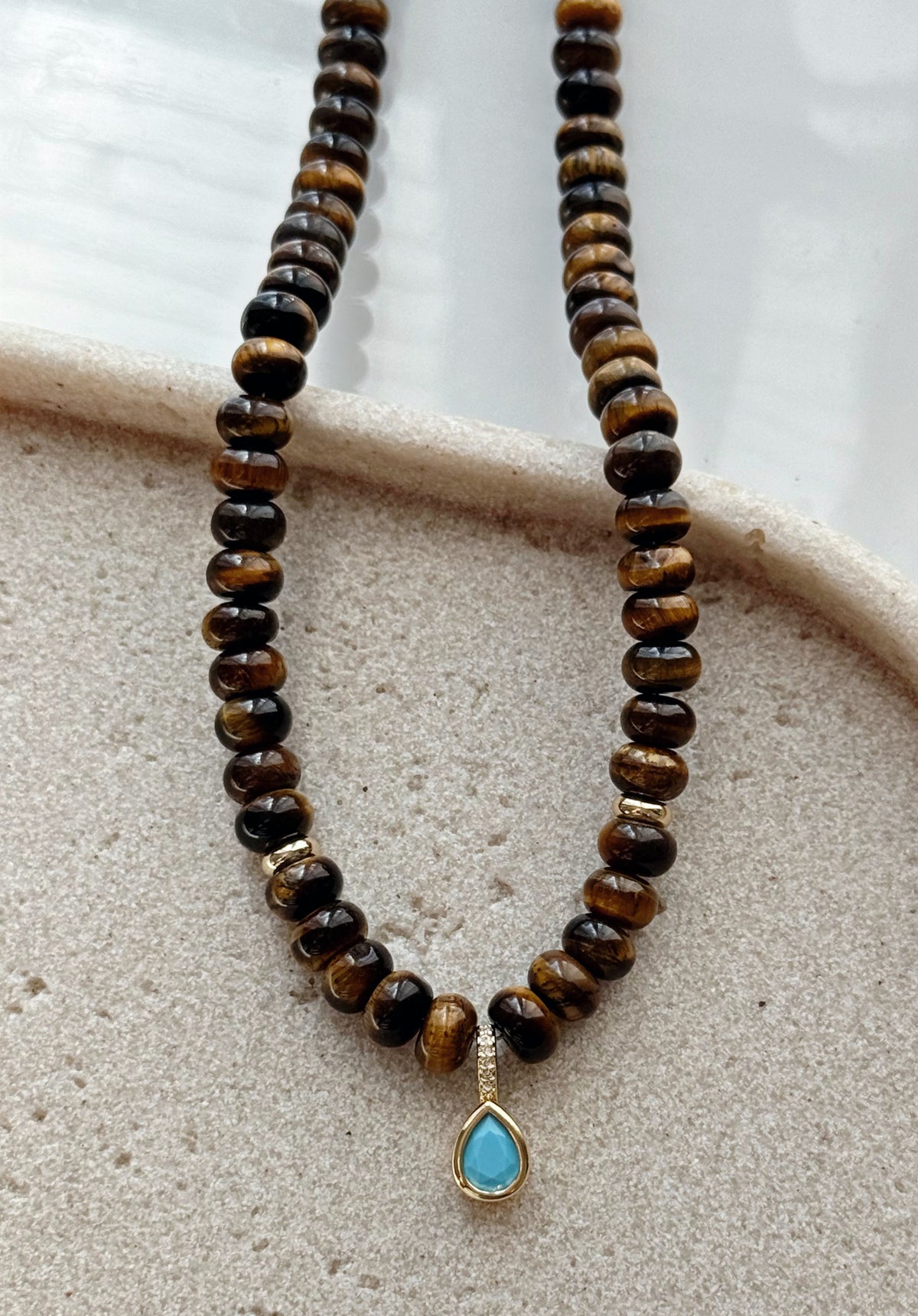 TURQUESA TIGER NECKLACE