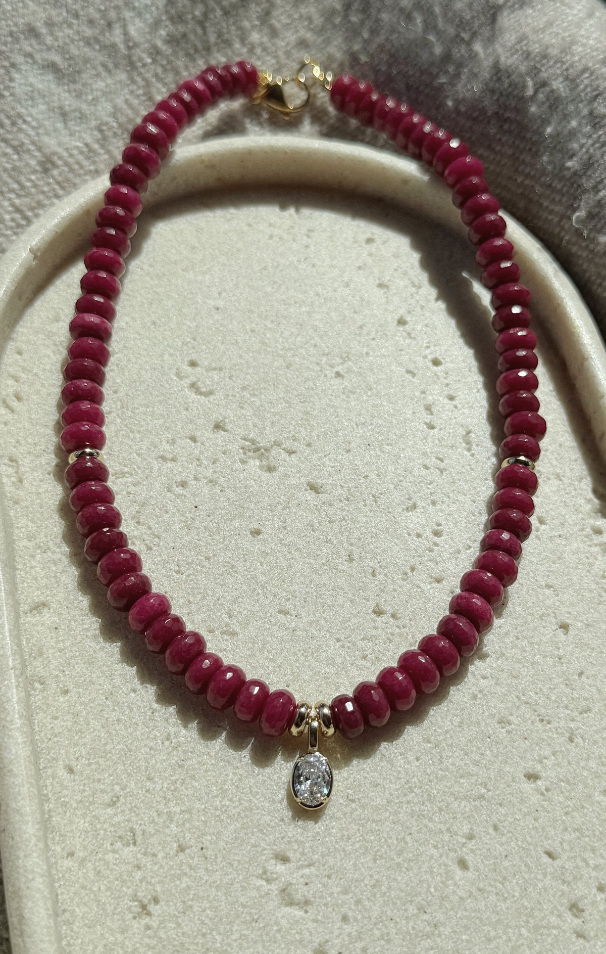 RUBY SPARK NECKLACE