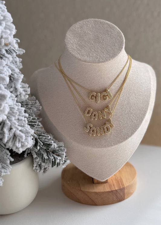 Zircon Name Necklace