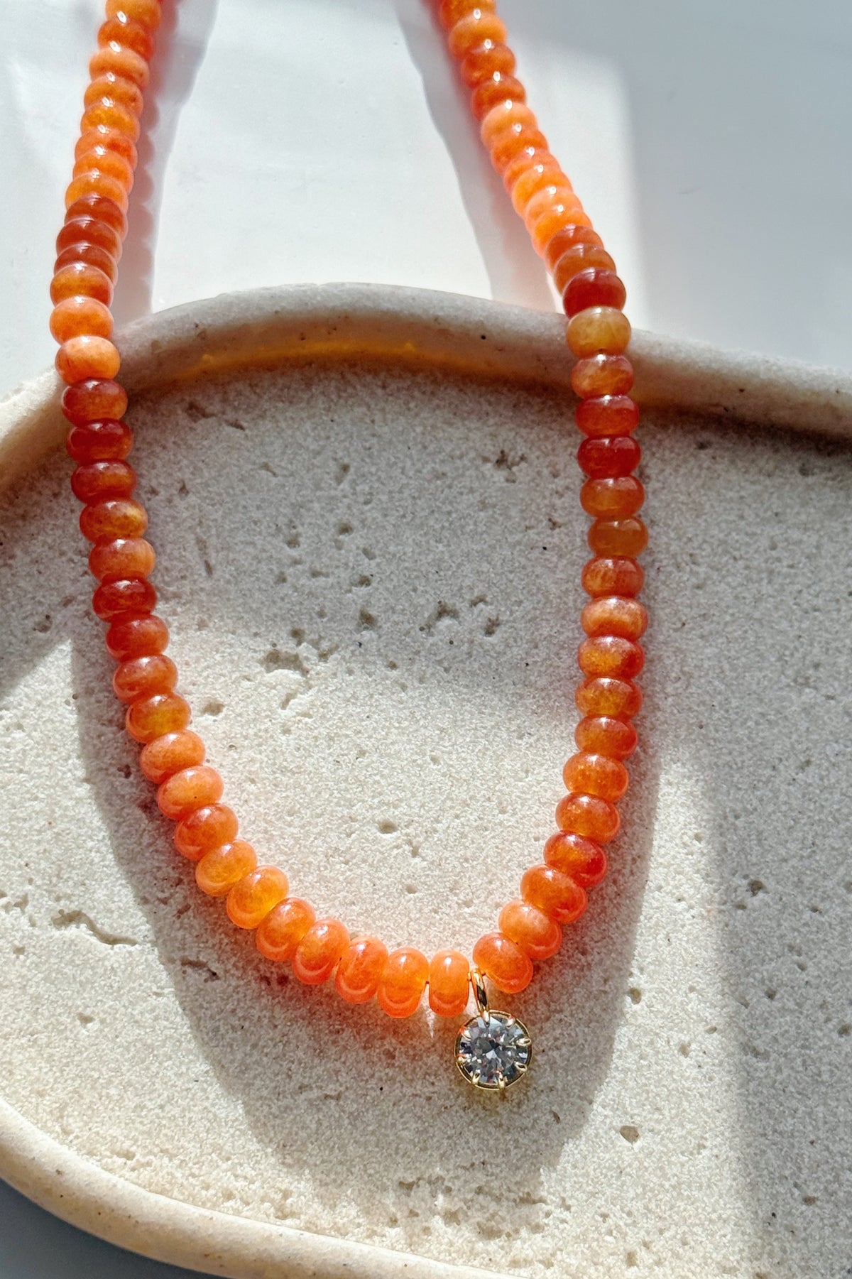 PUMPKIN SPARK NECKLACE