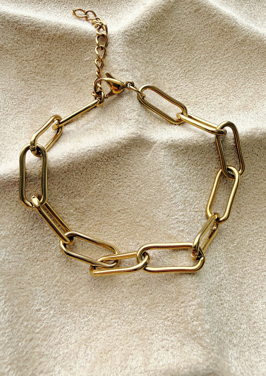 BIG PAPERCLIP BRACELET