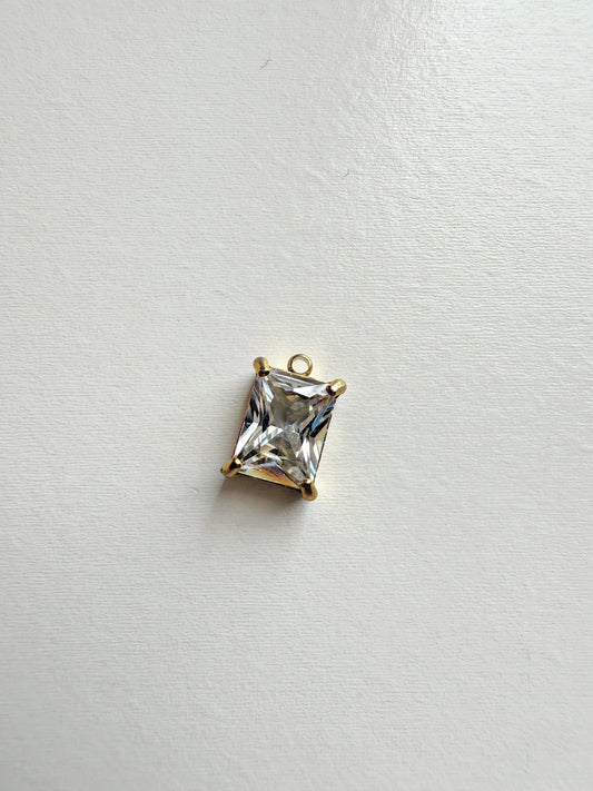 Square Diamond Charm