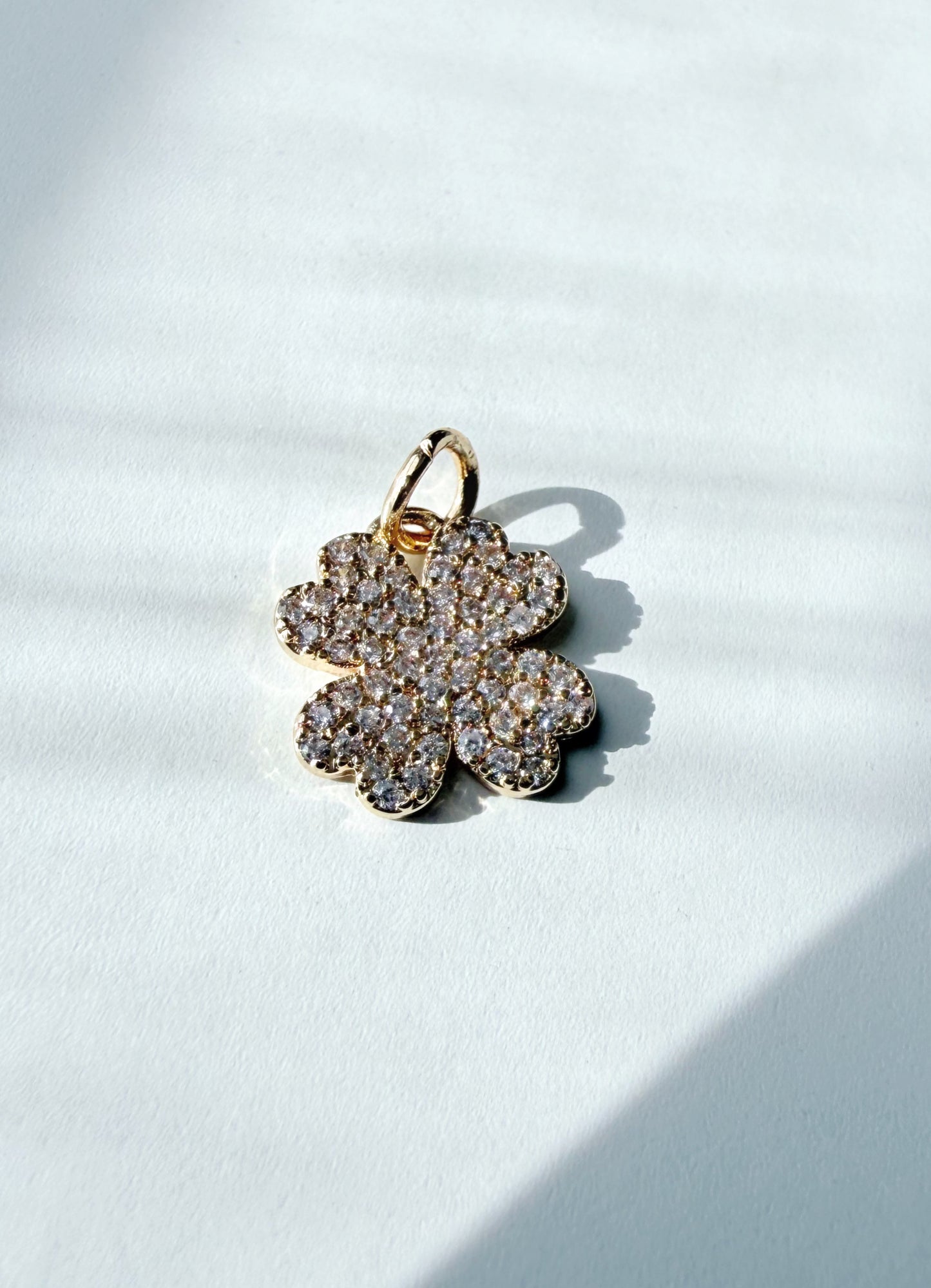 TREBOL ZIRCONIA CHARM