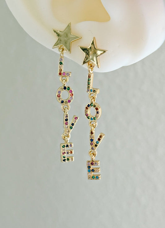 LOVE STAR EARRINGS