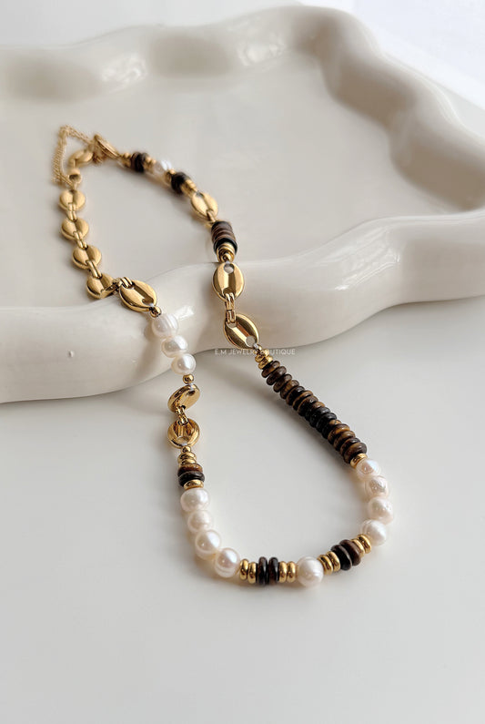 OJO DE TIGRE CHAIN NECKLACE