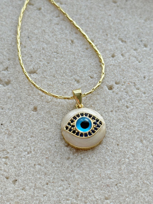 EYE PEARL NECKLACE