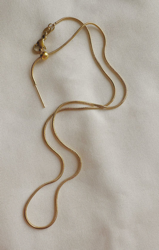 Snake Pin Necklace