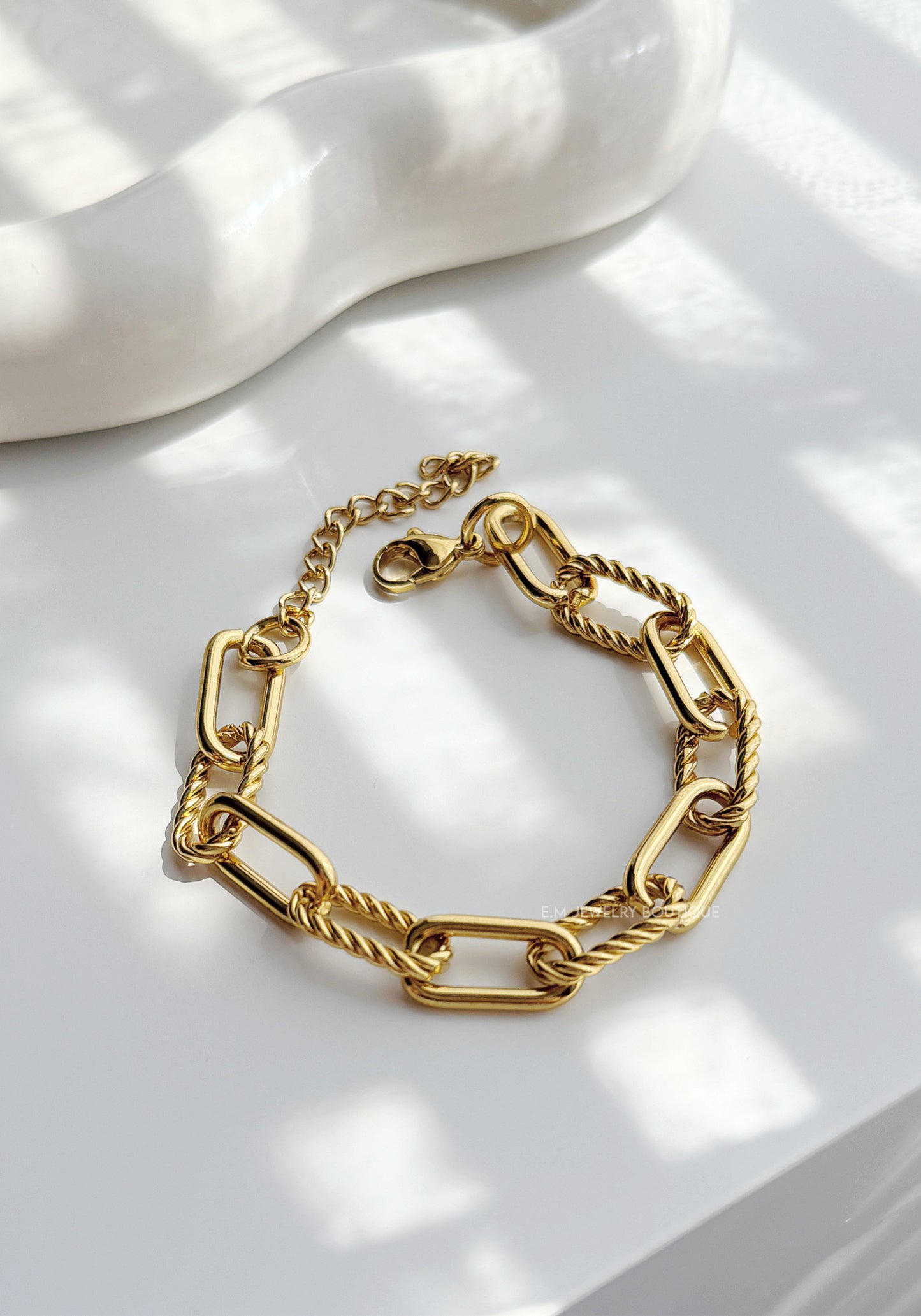 PAPERCLIP CUNKIE BRACELET