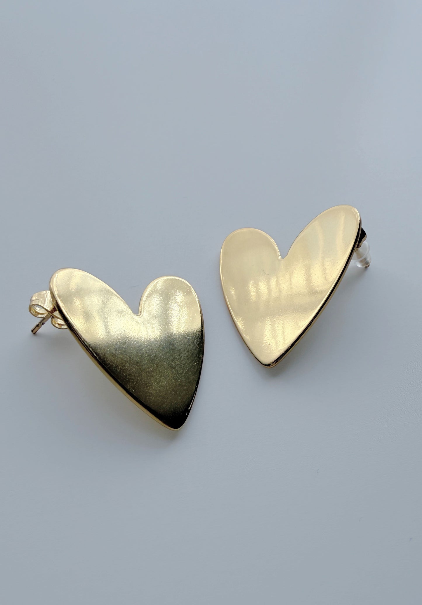 CORAZONES LISOS EARRINGS