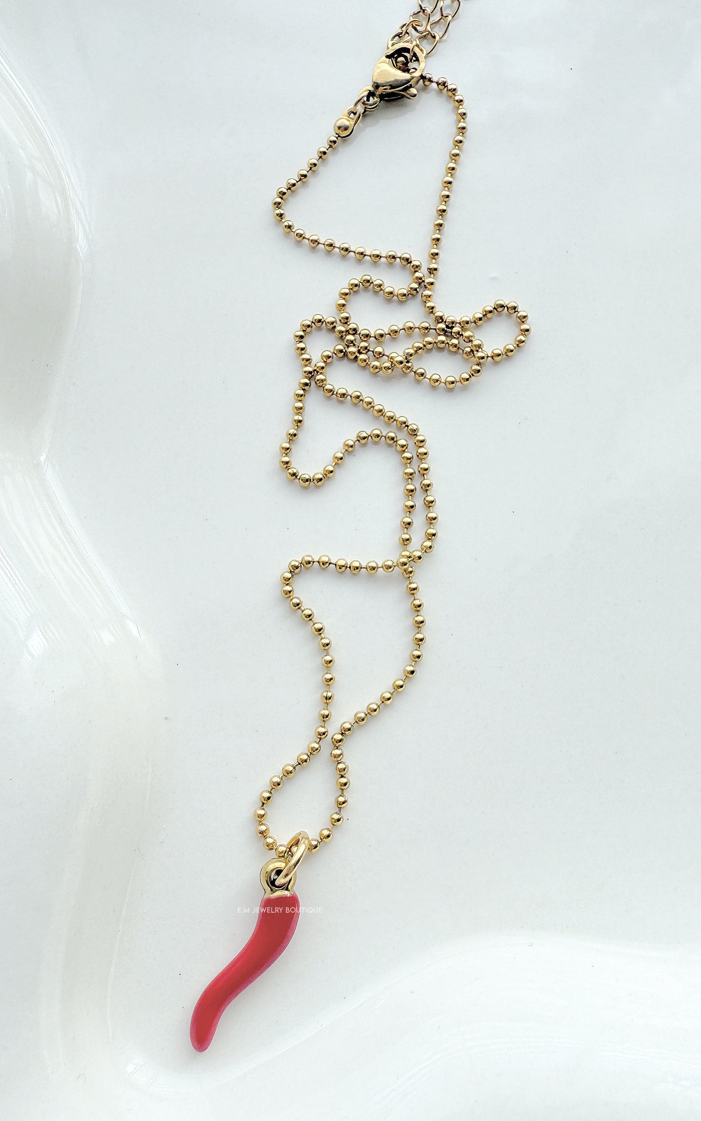 RED CHILI NECKLACE