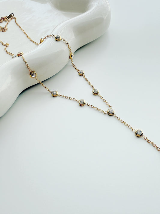 CLEAR ZIRCONIA NECKLACE