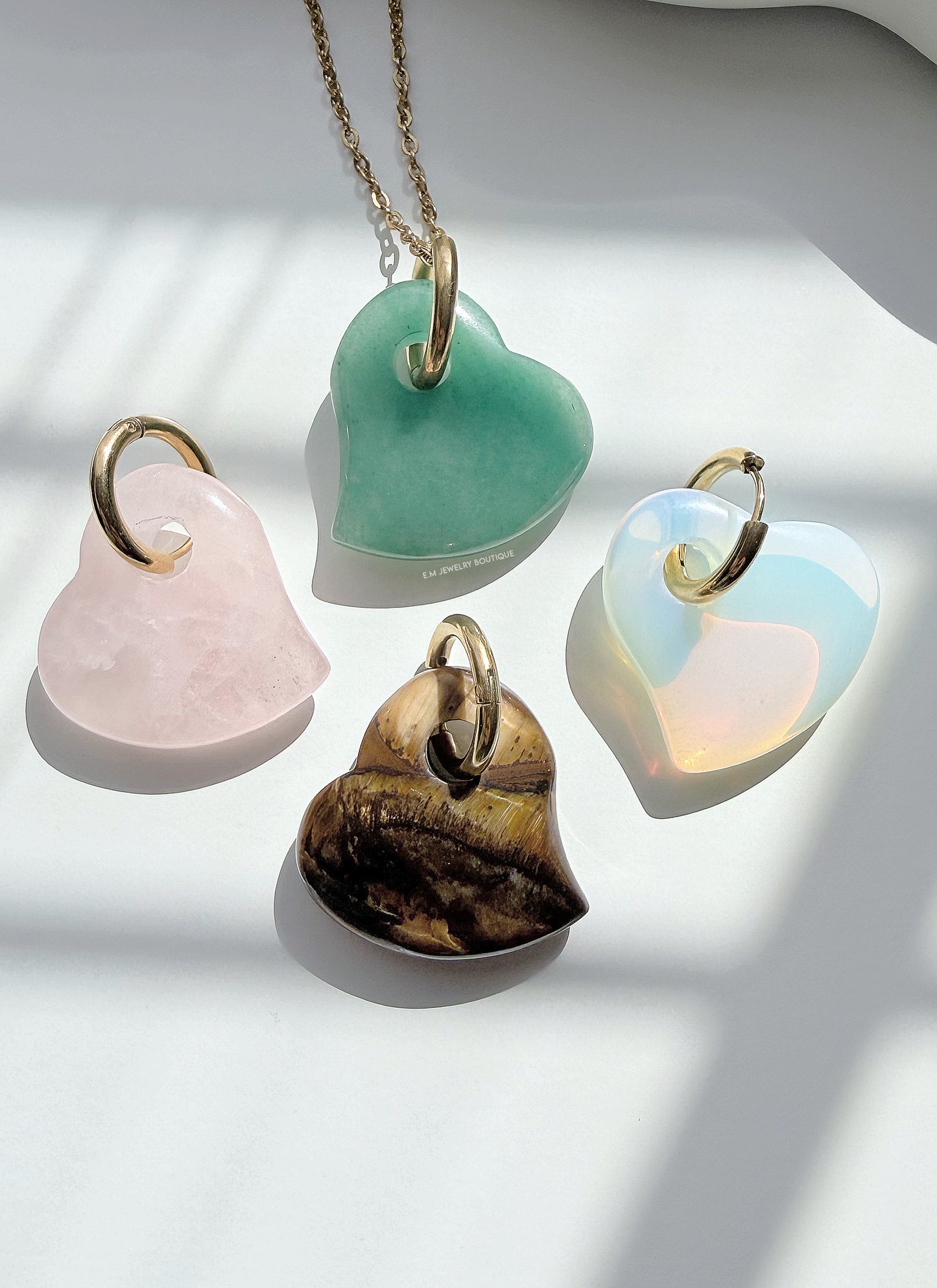 HEART QUARZ NECKLACE