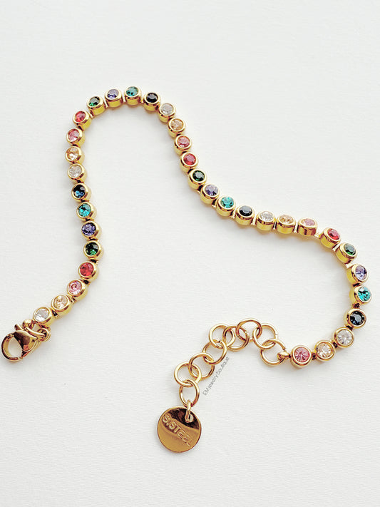 MULTICOLOR TENNIS BRACELET