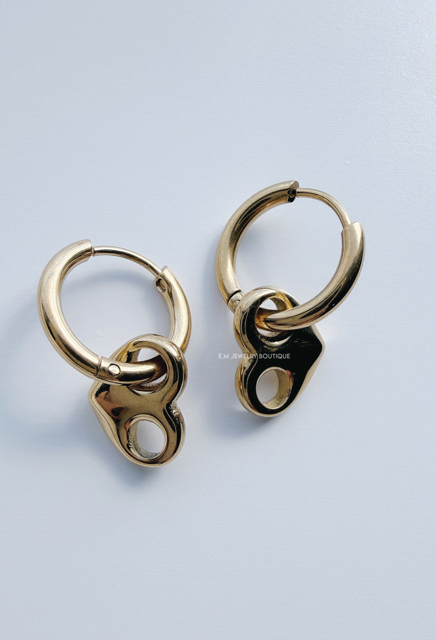 HEART MINI HOOPS