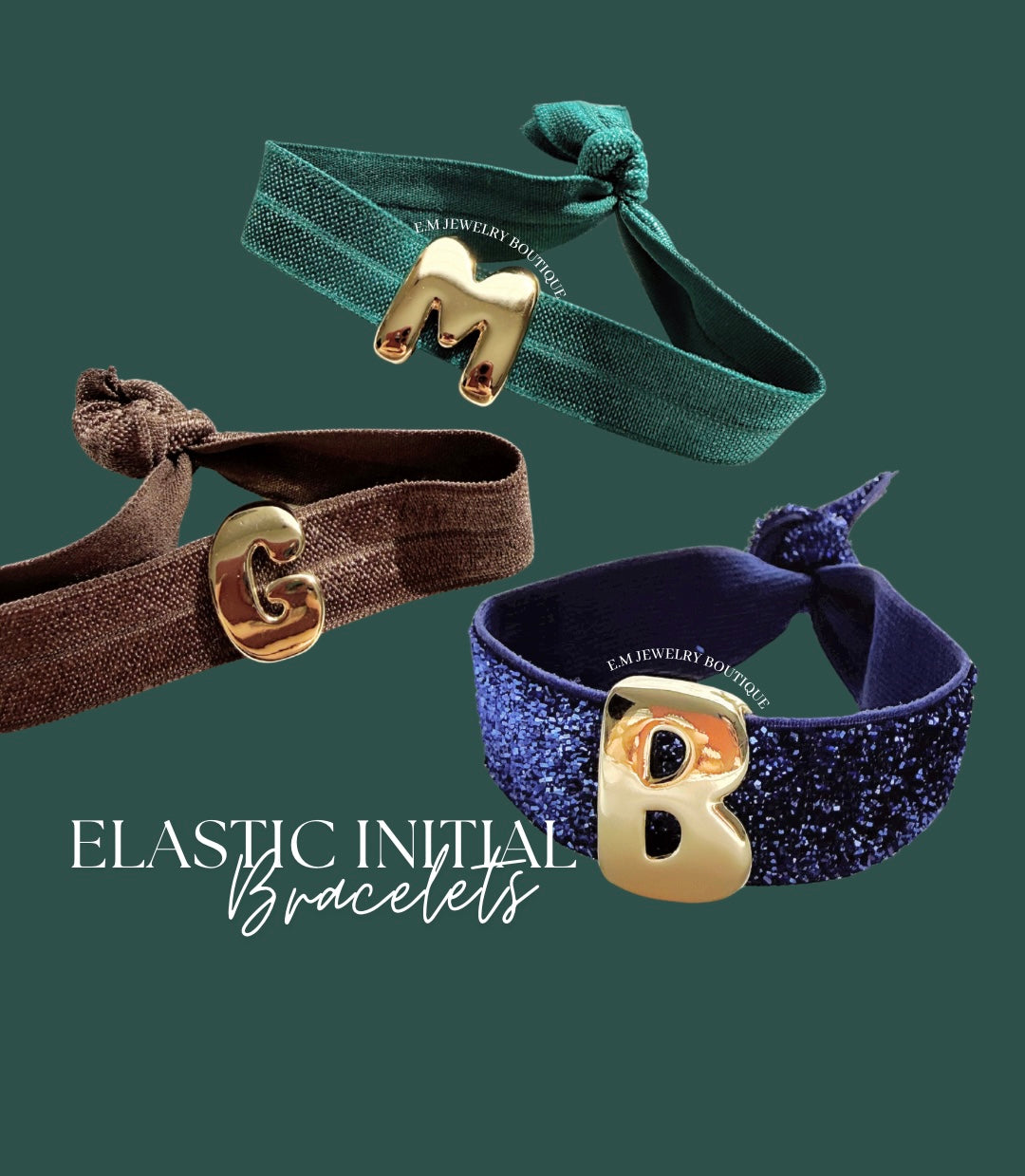 ELASTIC INITIAL BRACELET