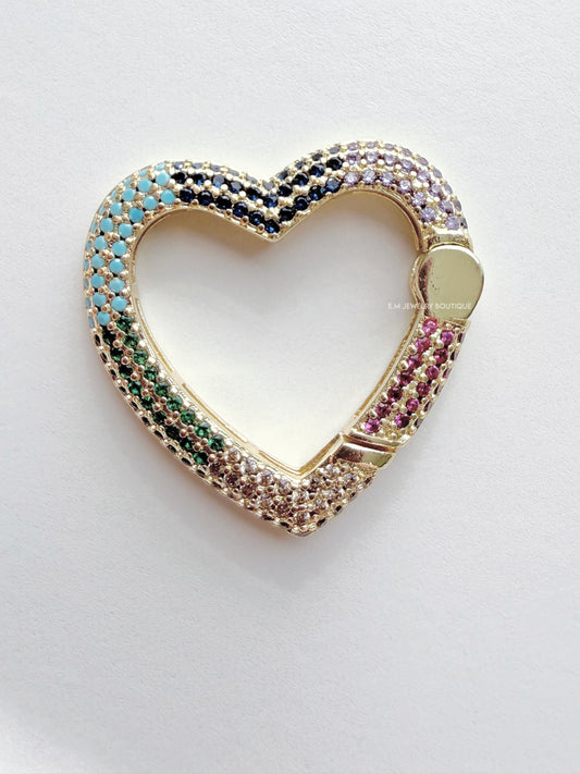 RAINBOW HEART PENDANT
