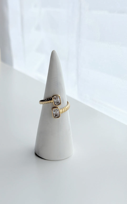 Doble Zirconia Ring
