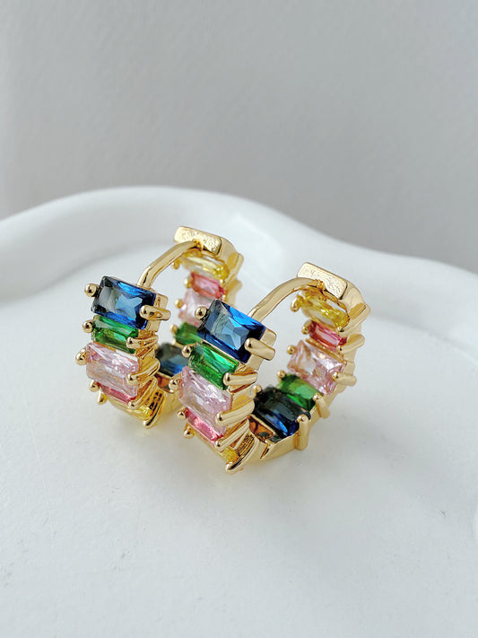 RAINBOW MINI HOOPS