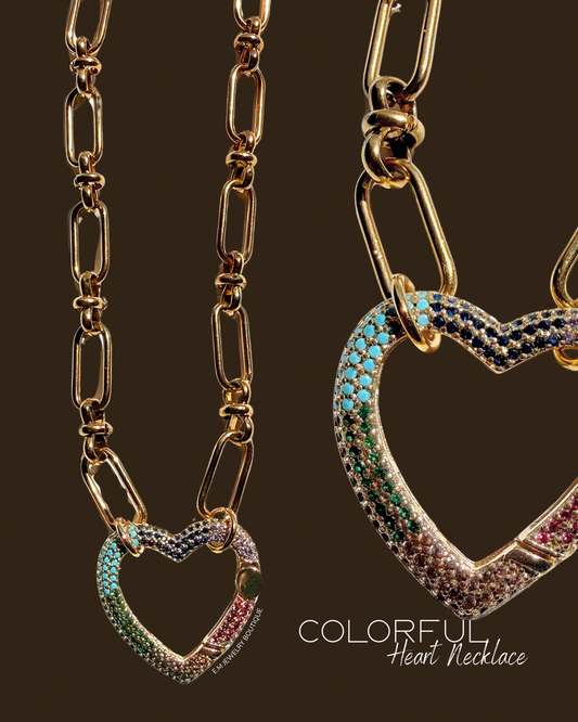 COLORFUL HEART NECKLACE