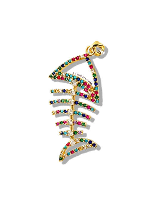 MULTICOLOR FISH PENDANT
