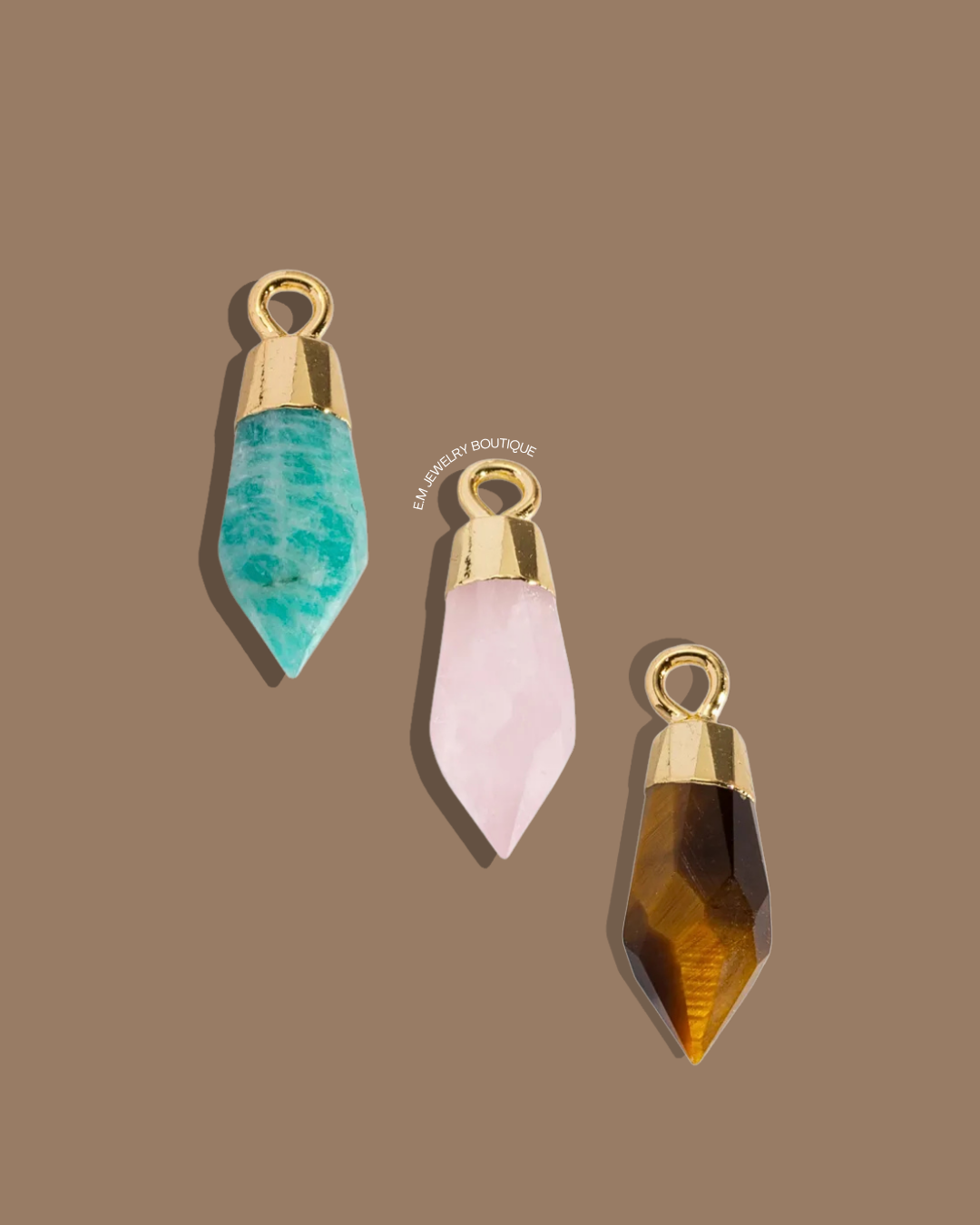 NATURAL STONE SMALL PENDANTS