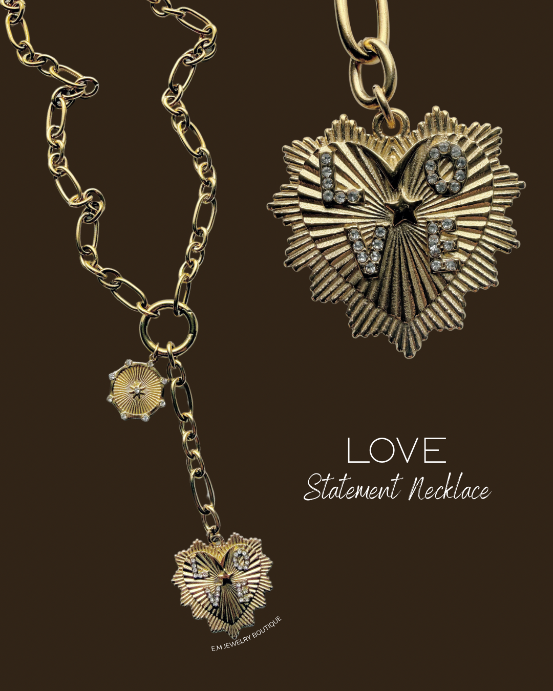 LOVE STATEMENT NECKLACE