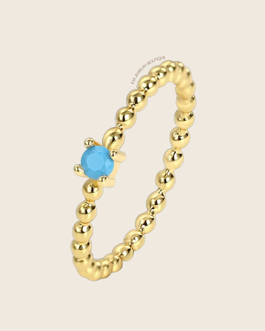 TURQUOISE TINY RING