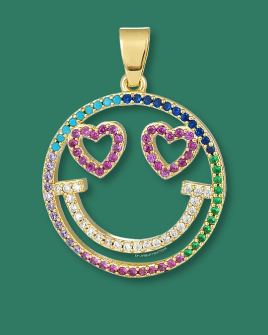 HEART HAPPYFACE PENDANT