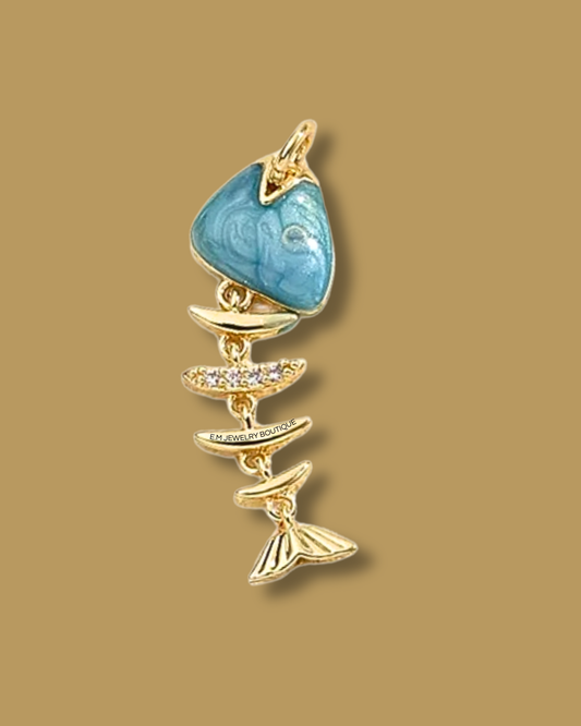 BLUE FISH PENDANT