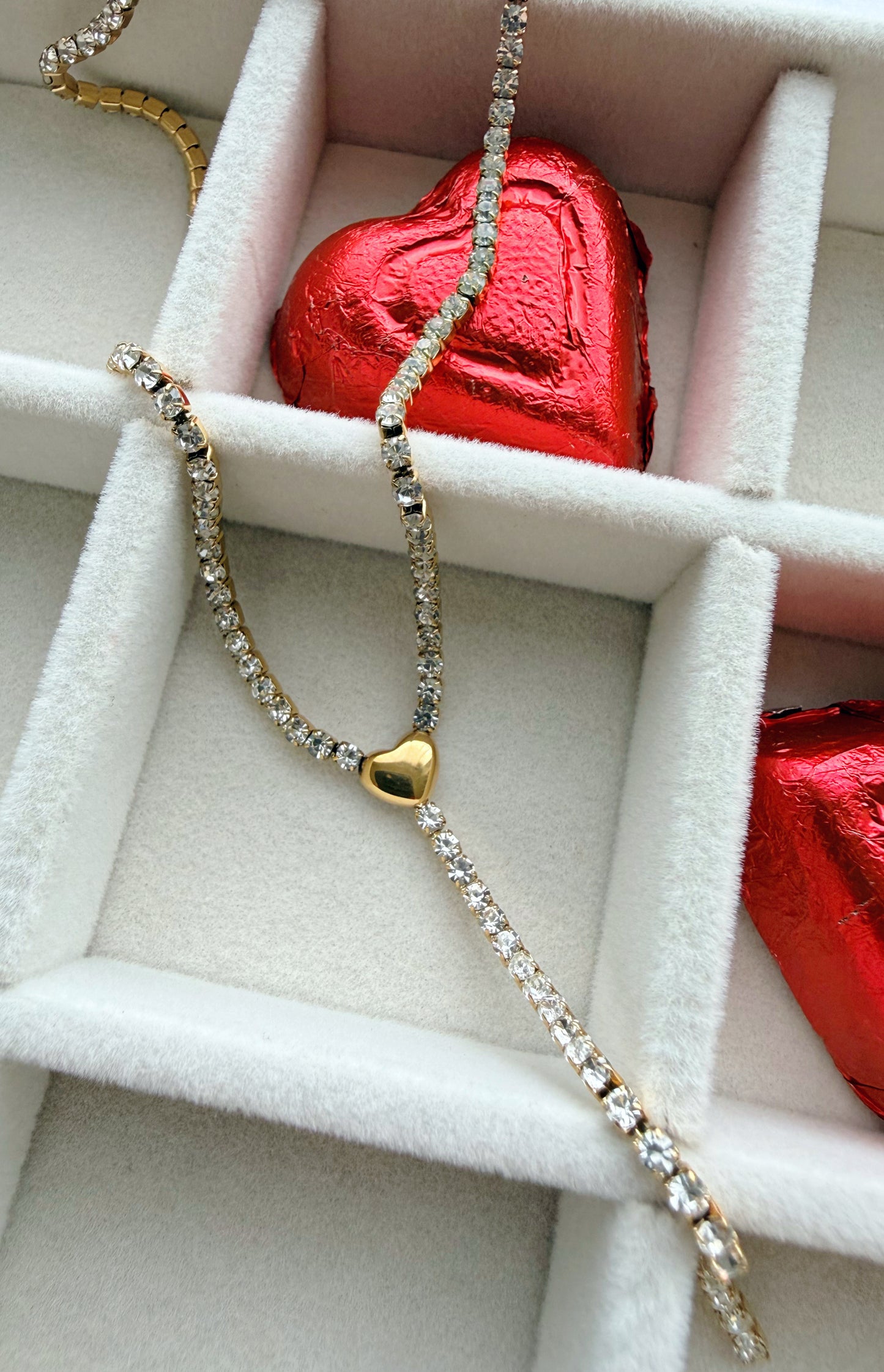 TENNIS HEART NECKLACE