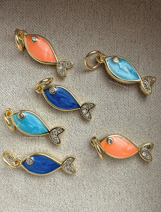 Mini fish Charms