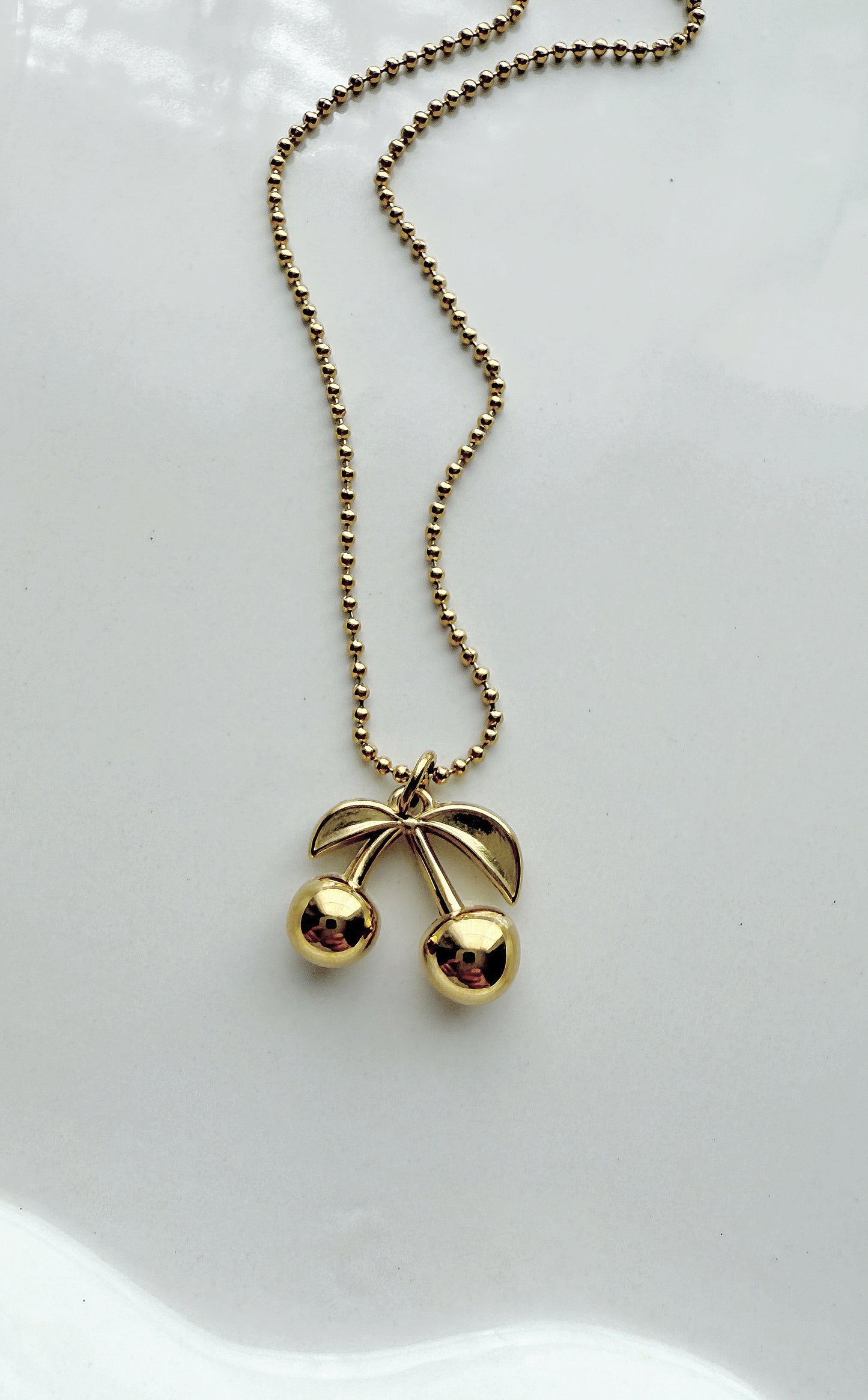 CHERRY GOLD NECKLACE