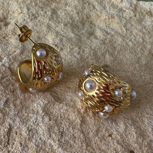 Space Pearl Earrings